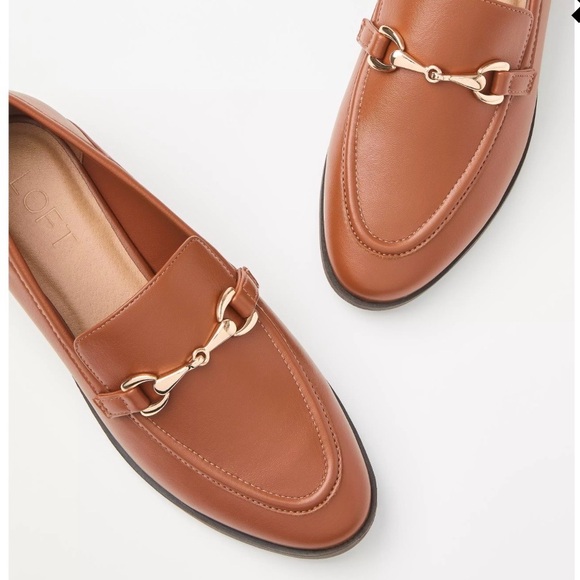 LOFT brown Horsebit Loafers size 9. New without box - Picture 4 of 5